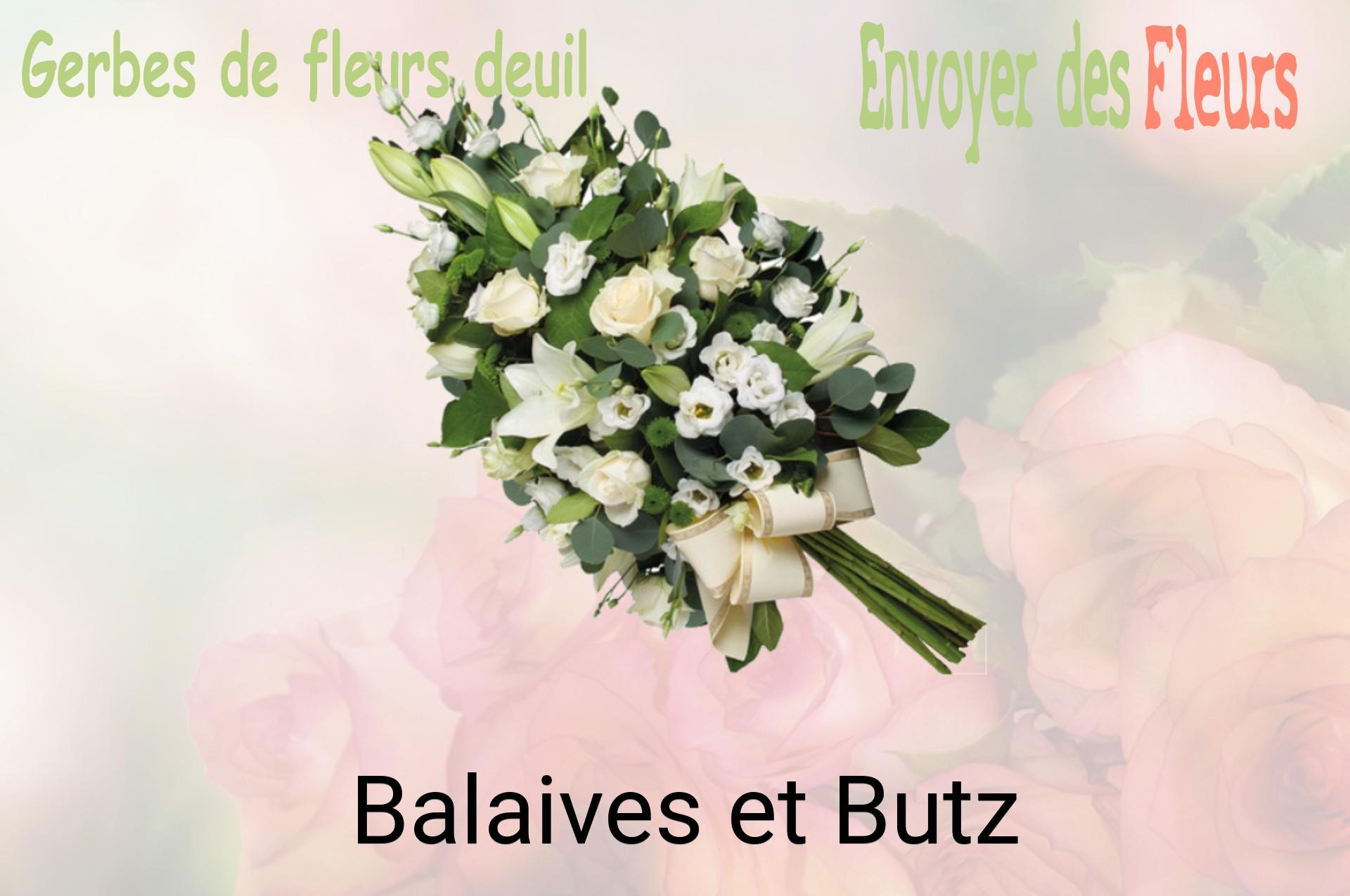 Gerbe de fleurs de deuil livrée à Balaives-et-Butz